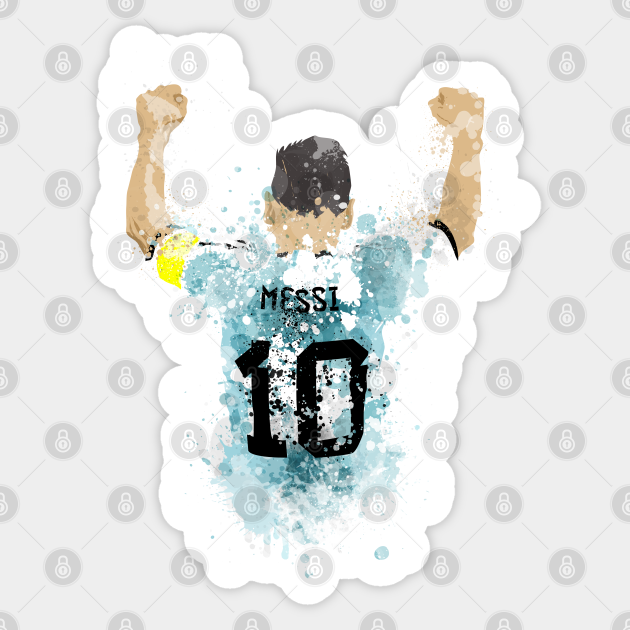Lionel Messi Argentine Hero Messi Sticker Teepublic